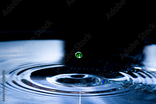 Single water droplet