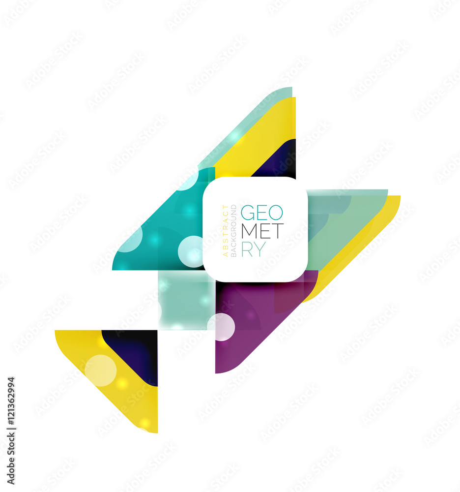 Colorful squares, geometric elements Colorful squares, geometric elements