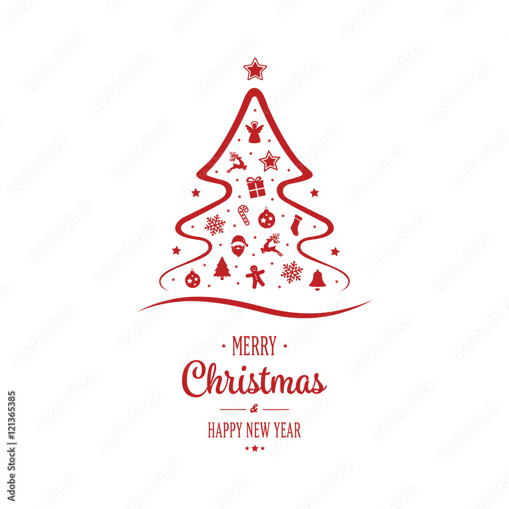 merry christmas red ornament tree merry christmas red ornament tree