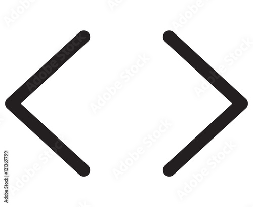 previous and next button. Arrows for slides show