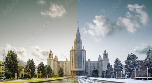 Two seasons in Moscow - Lomonosov Moscow State University, Russia