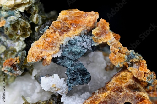 Spinel, humite and mica