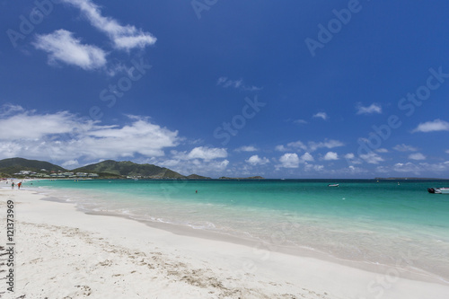 Beaches from Saint Martin, French West Indies in Caribbean
