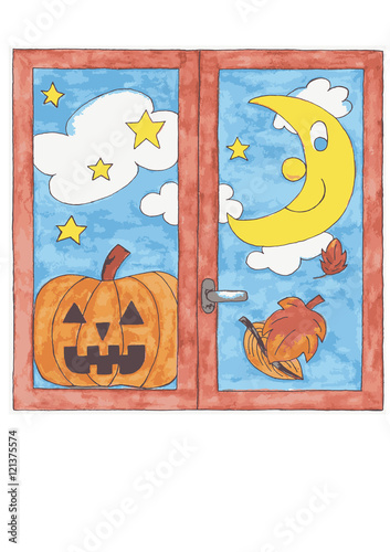 finestra halloween