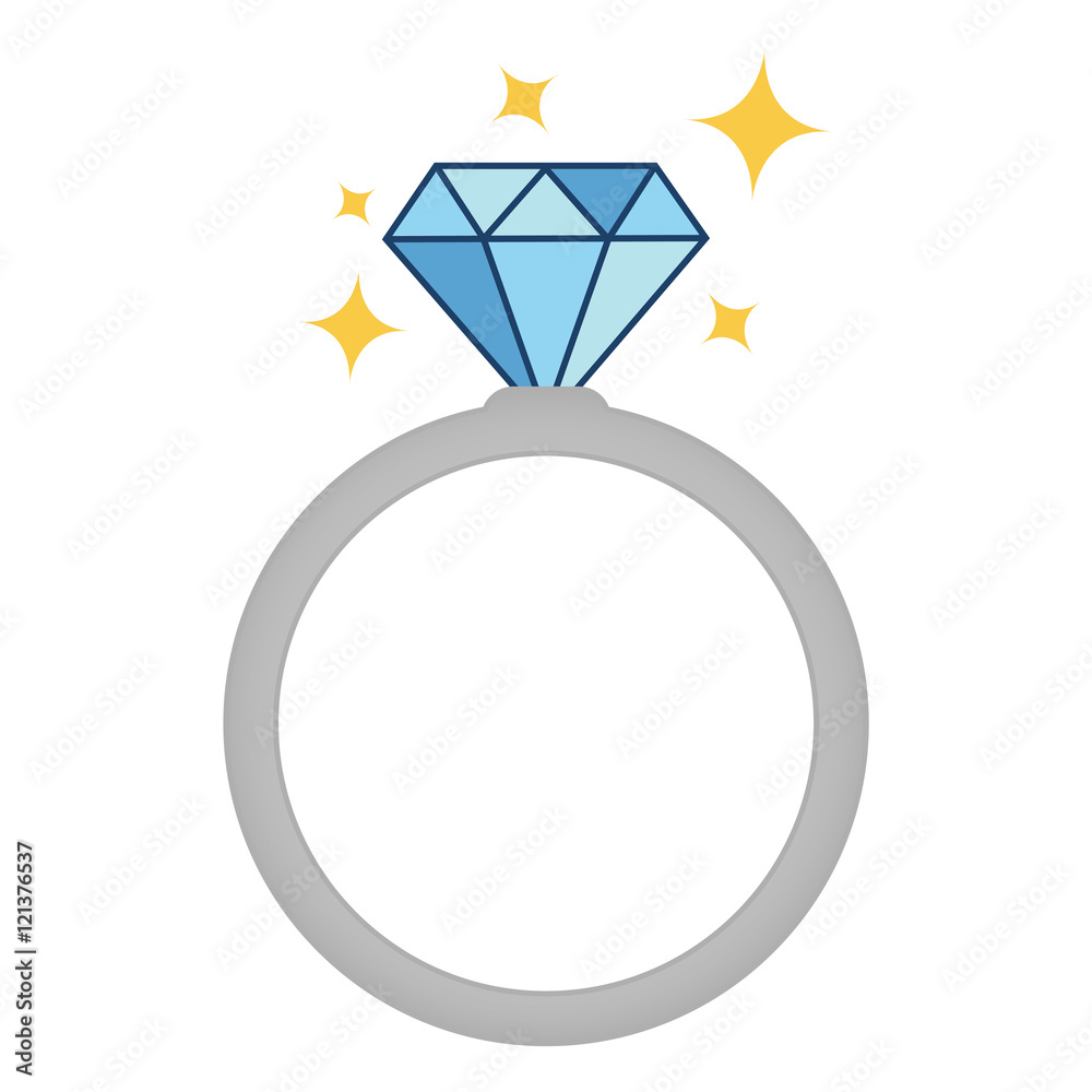 Ring mit Diamant für Verlobung oder Hochzeit Ring mit Diamant für Verlobung oder Hochzeit
