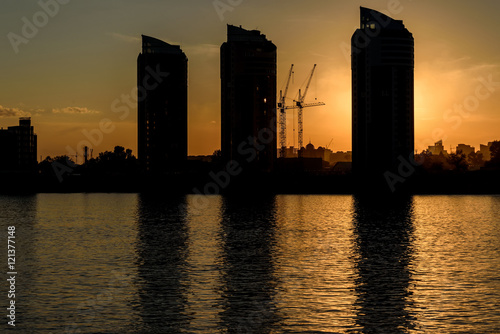 river city  sunset sky © Iri_sha