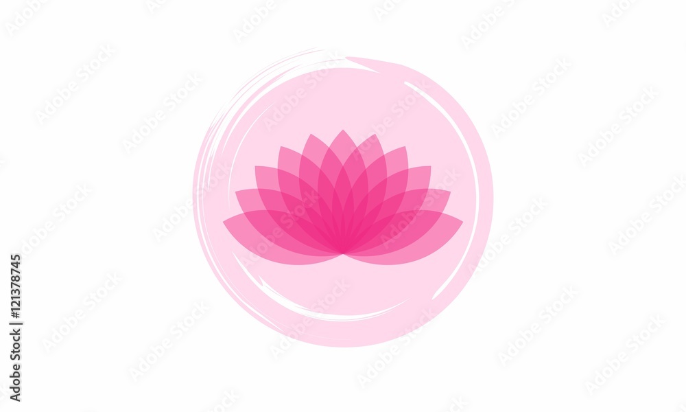 lotus yoga circle logo