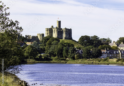 Warkworth village, Northumberland, uk photo