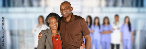 Senior Citizen At Hospital