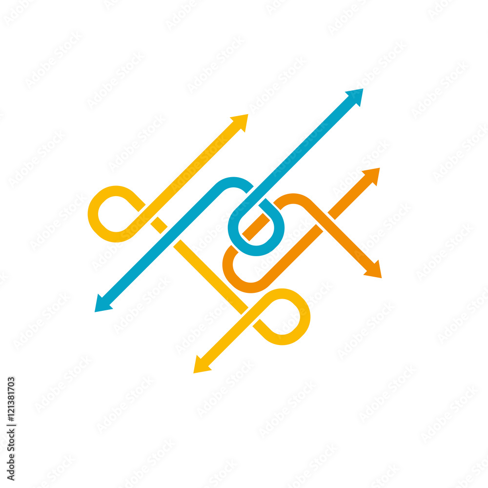 Arrows infographic vector abstract Arrows infographic vector abstract