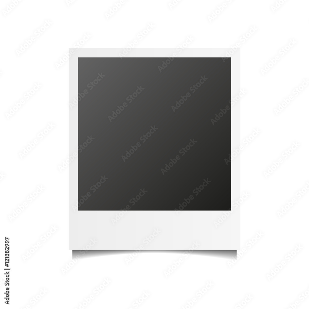 Realistic vector photo frame. Template photo design, Vector illustration. Realistic vector photo frame. Template photo design, Vector illustration.
