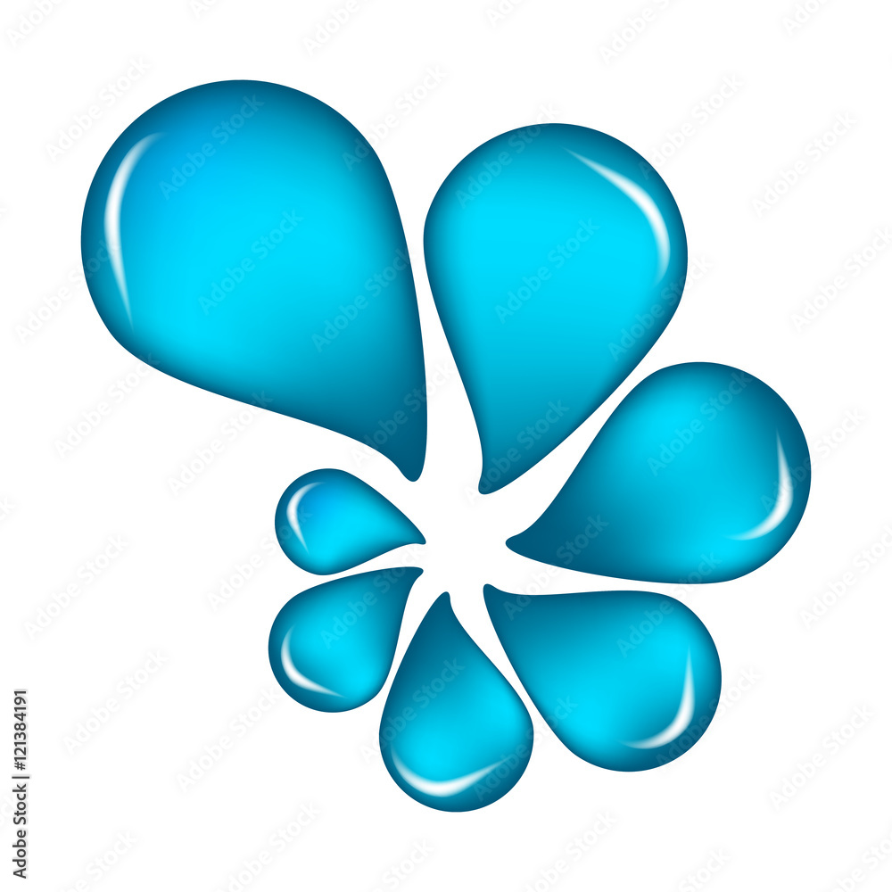 drop logo design vector symbol icon design.