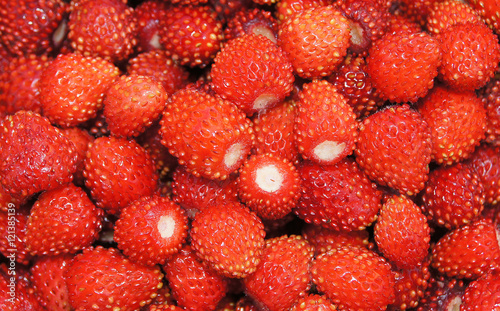 Background image of wood strawberries.