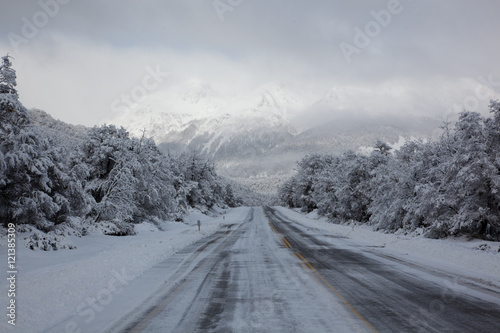 Patagonia Snowed Road
