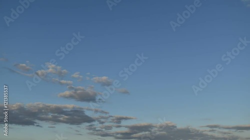 Timelapse of Clouds and Blue Sky