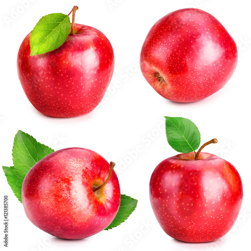Set red apple
