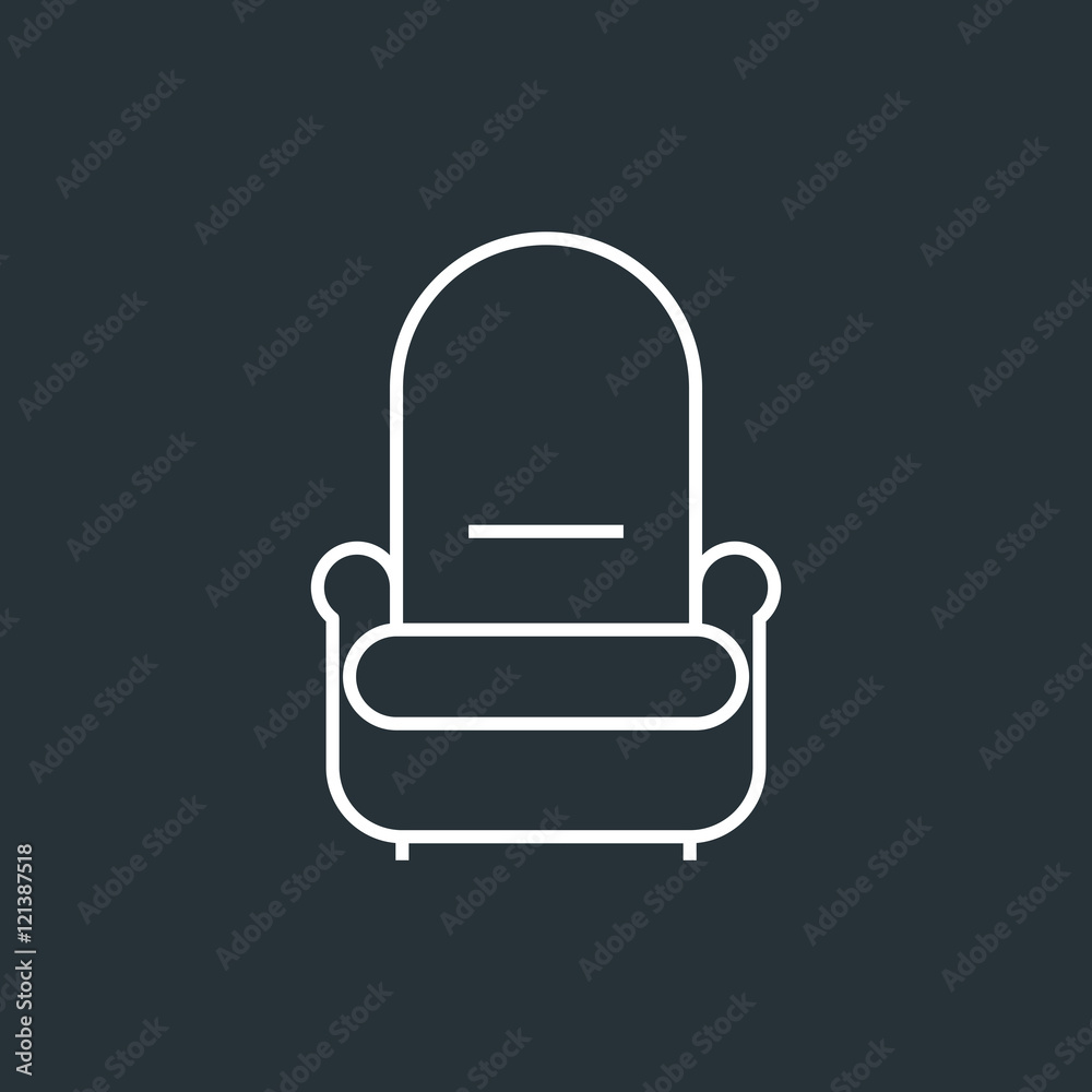 Chair icon image jpg, vector eps, flat web, material icon, UI illustration Chair icon image jpg, vector eps, flat web, material icon, UI illustration