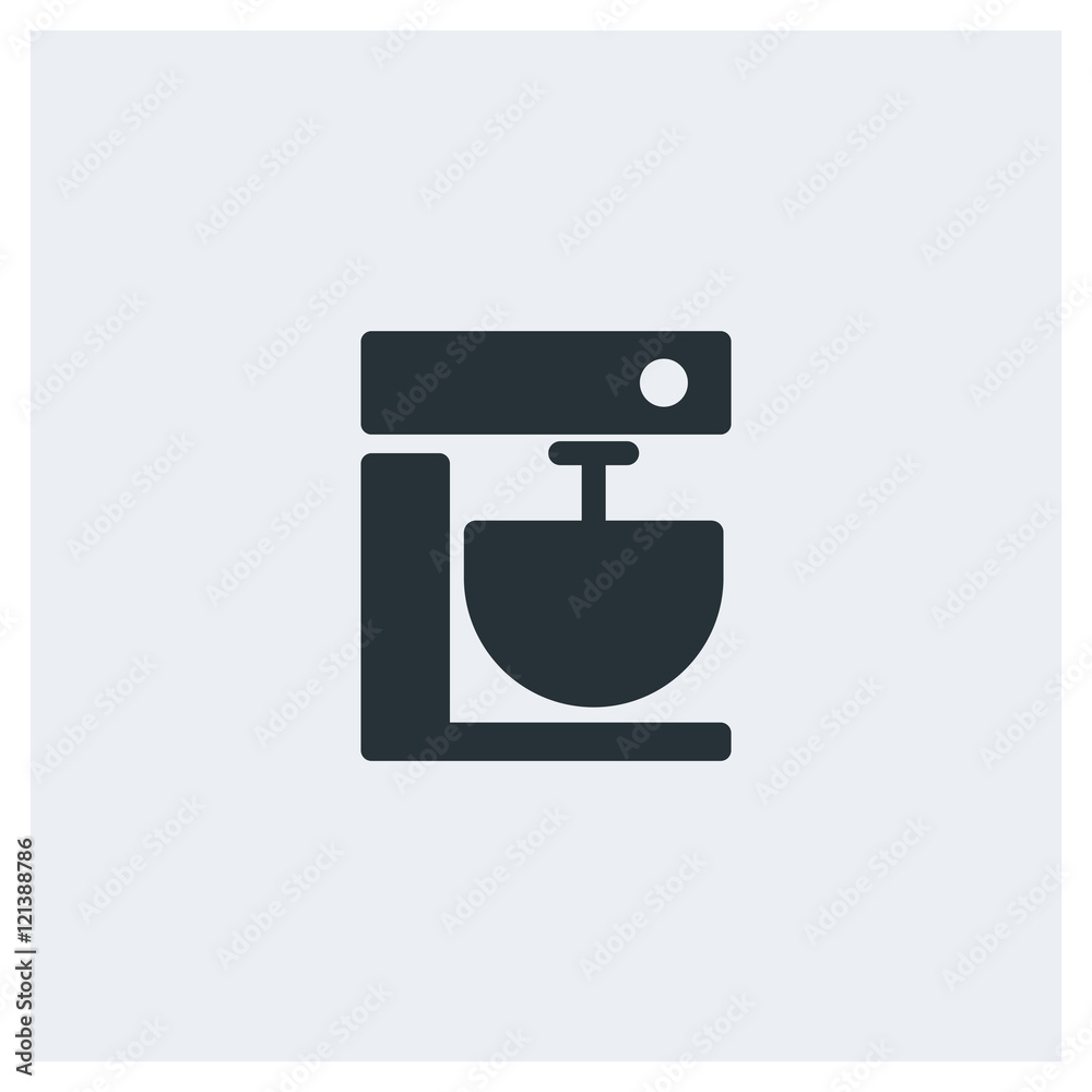 Mixer icon, image jpg, vector eps, flat web, material icon, icon with grey background Mixer icon, image jpg, vector eps, flat web, material icon, icon with grey background