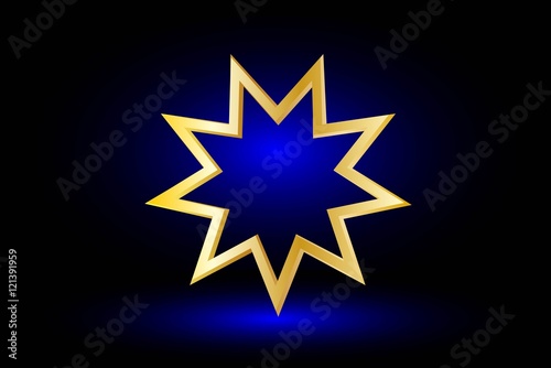 Bahai symbol,
