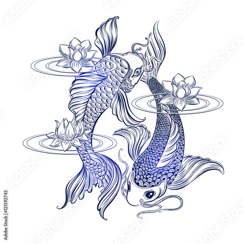 koi carp tatoo