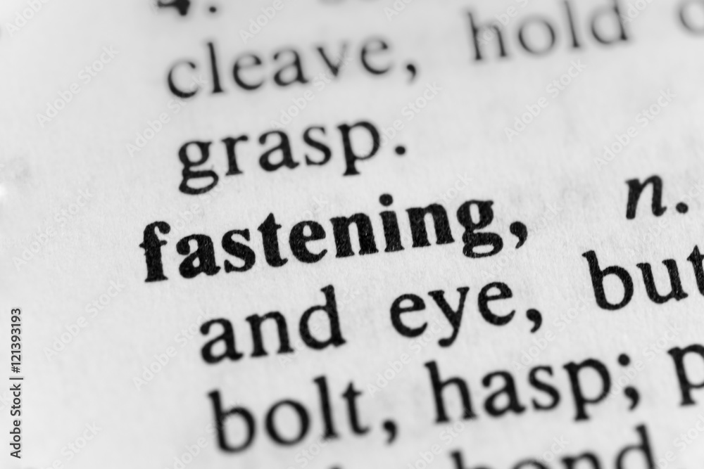 Fastening Fastening