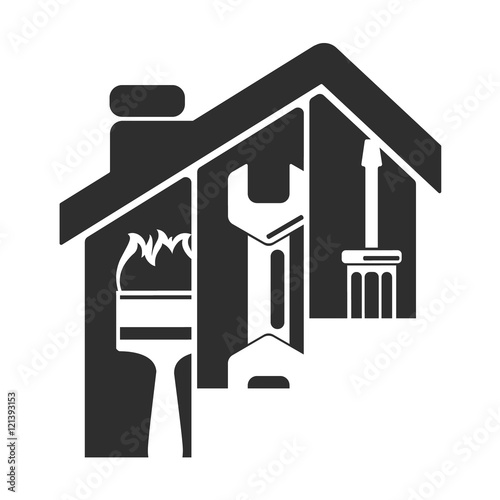 Repair of home symbol