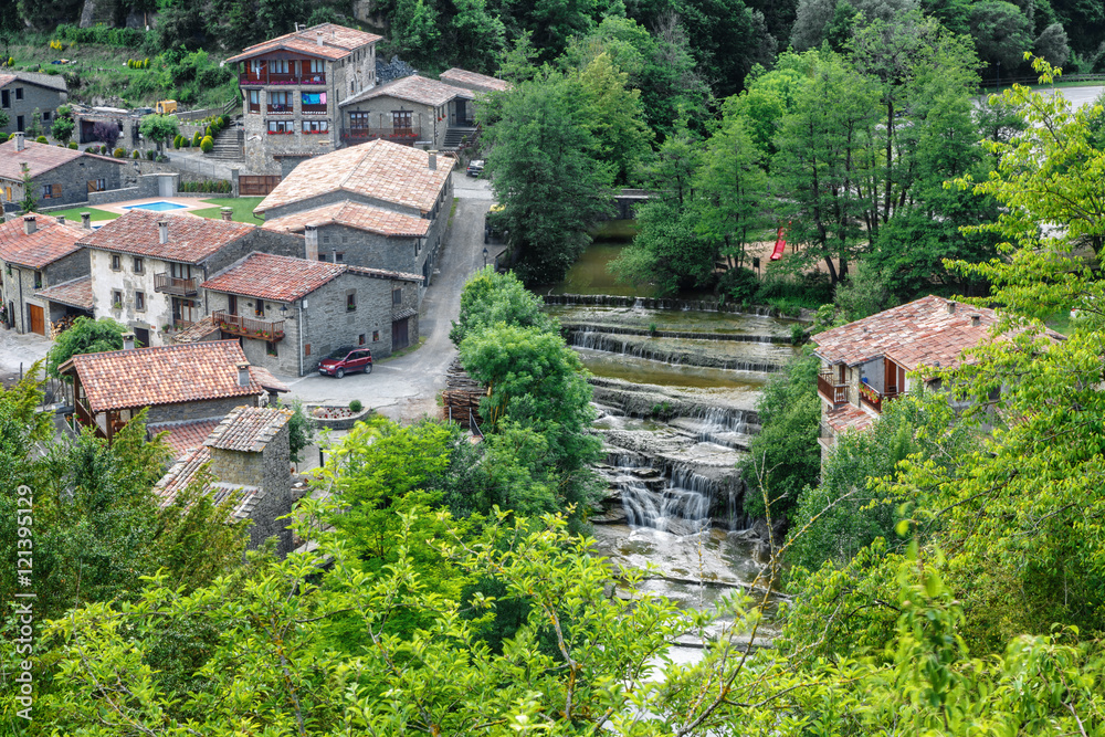 Rupit village in Catalonia, Spain Rupit village in Catalonia, Spain
