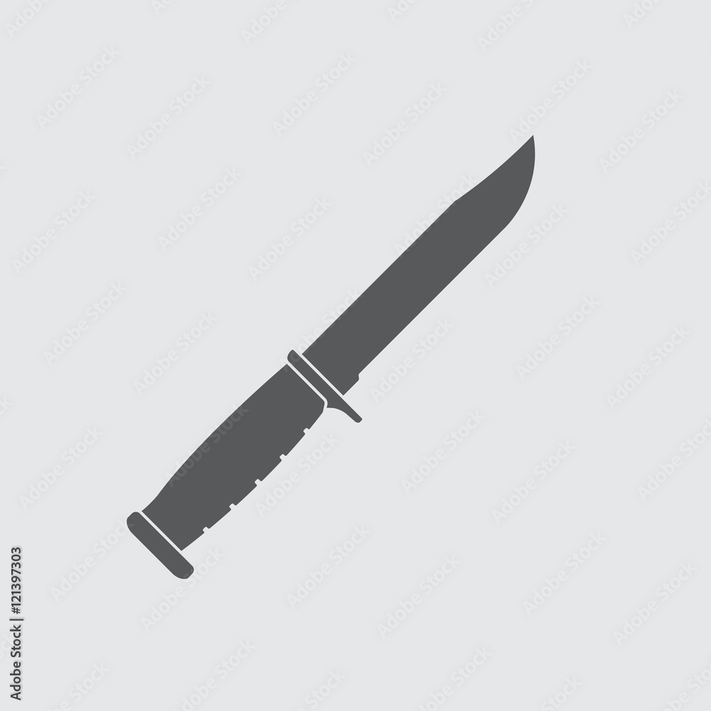 Military or army knife icon. Vector illustration. Military or army knife icon. Vector illustration.