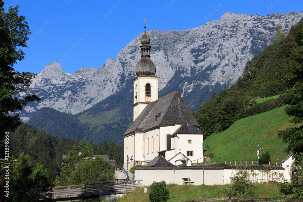 Chirch St. Sebastian in Ramsau Bavaria
