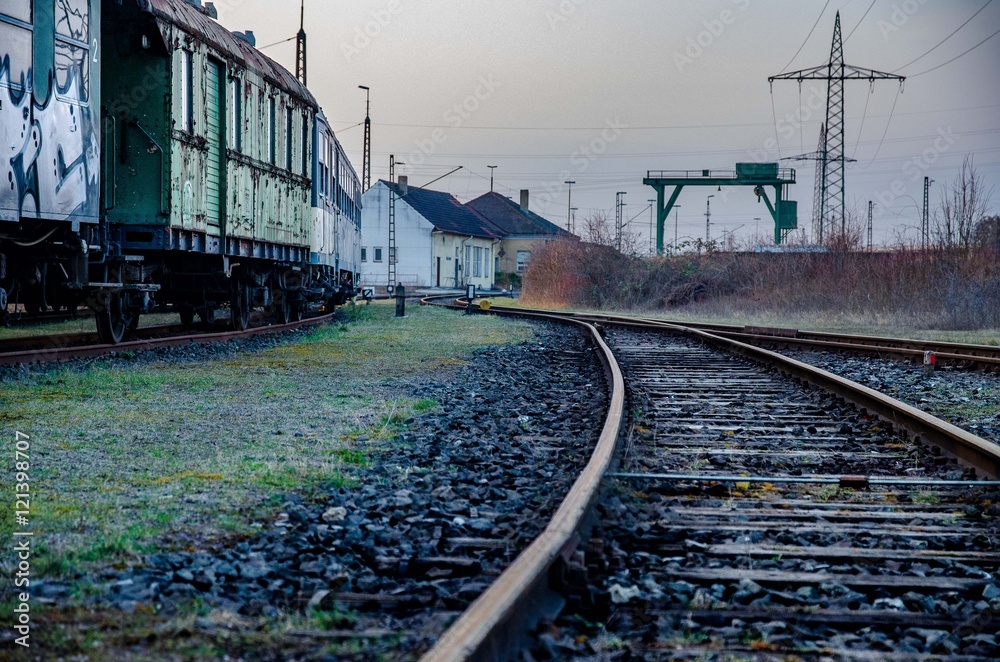 Obraz premium Abstellgleis