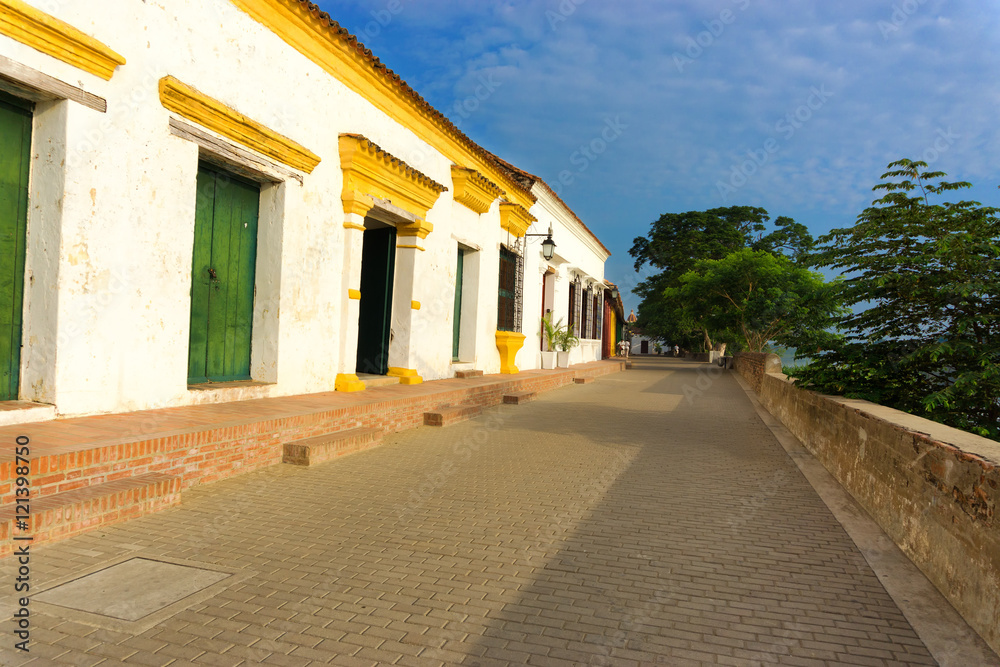 White Colonial Architecture in Colombia