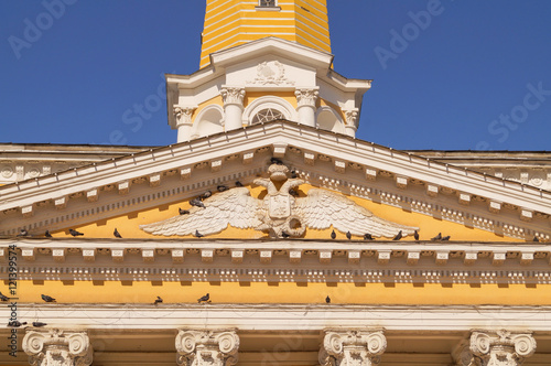 architecture detail two headed eagle