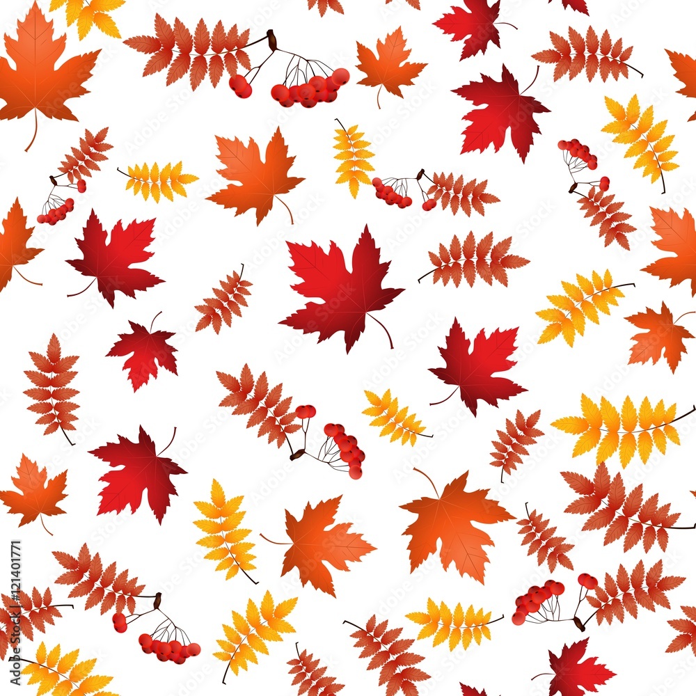 Seamless autumn background Seamless autumn background