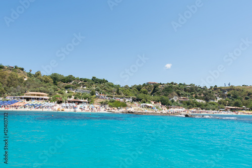 Groticelle beach near Tropea city, Calabria, Italy.     © pashan