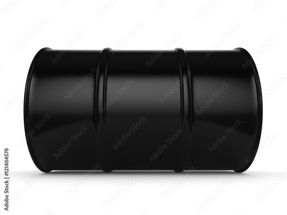 3D rendering black barrel