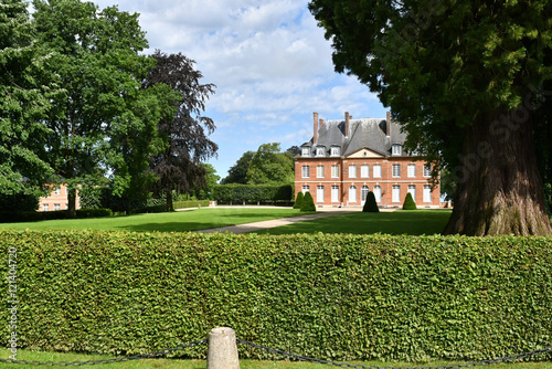 Bois Heroult, France - june 23 2016 : the castle photo