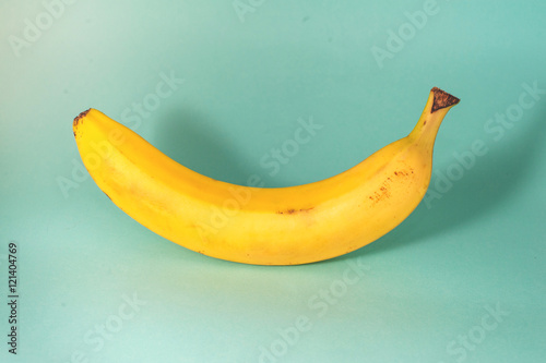 banan on a blue background