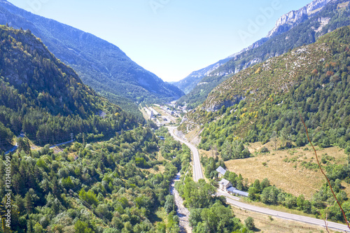 Canfranc station and the road to France in Spain