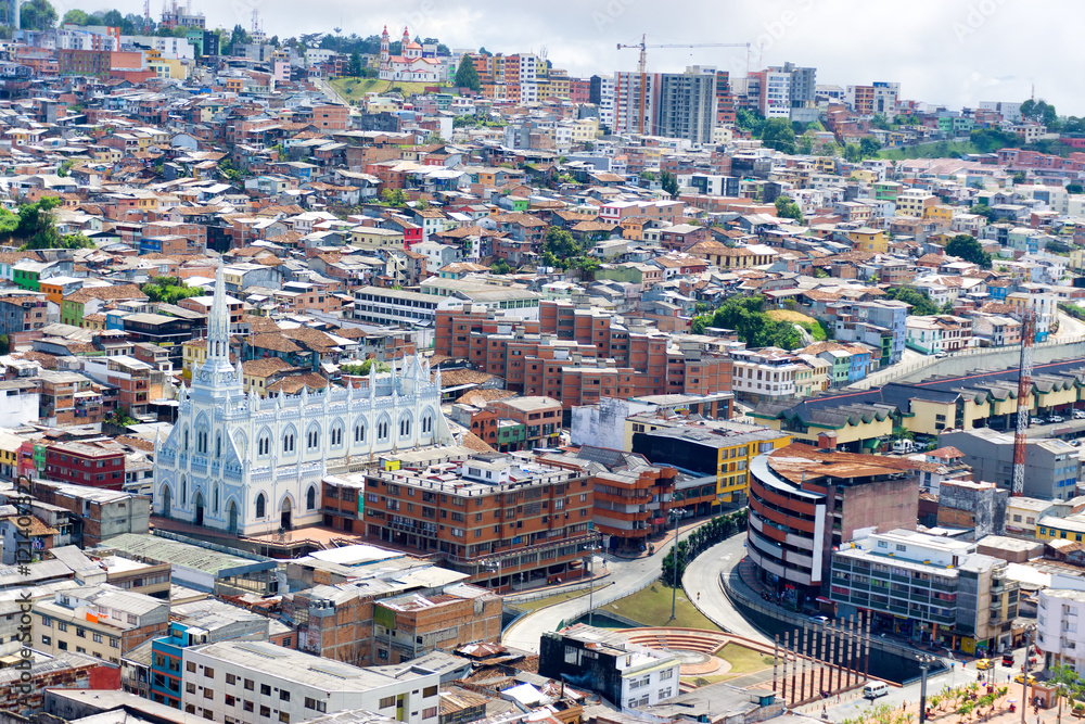 Cityscape and Church in Manizales