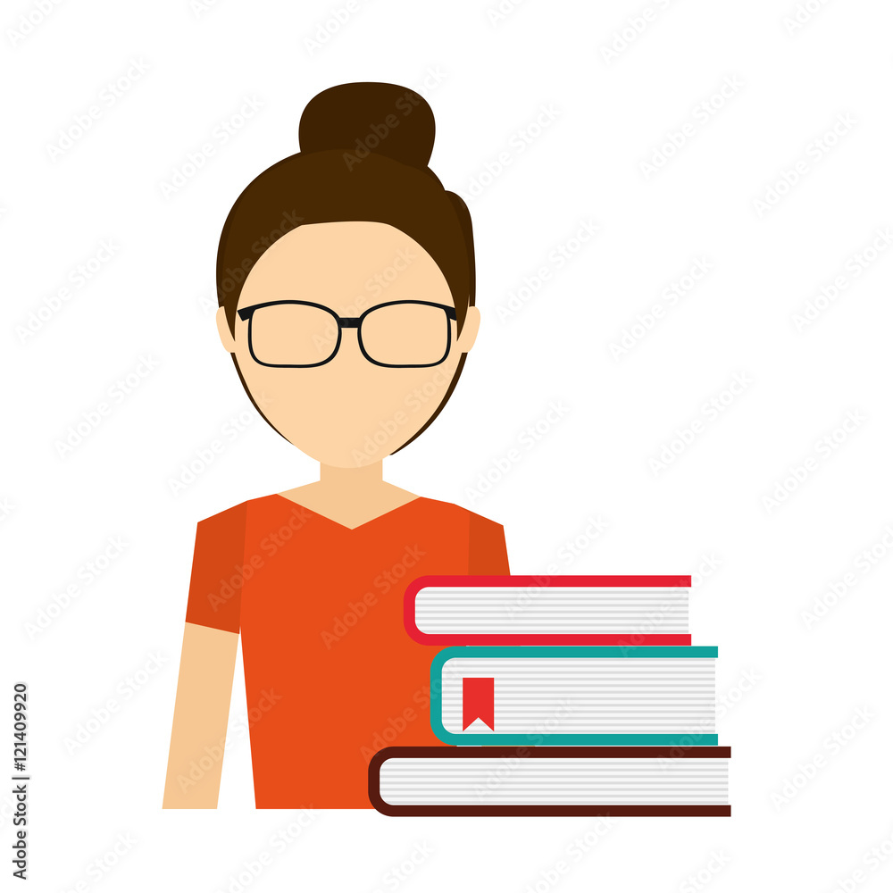 businesswoman avatar with business icon vector illustration design businesswoman avatar with business icon vector illustration design
