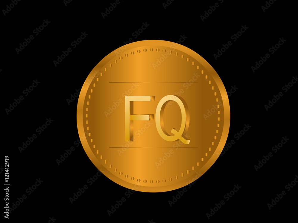 FQ Initial Logo for your startup venture FQ Initial Logo for your startup venture