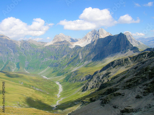 Safien Valley in the Swiss Alps photo