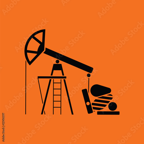 Oil pump icon