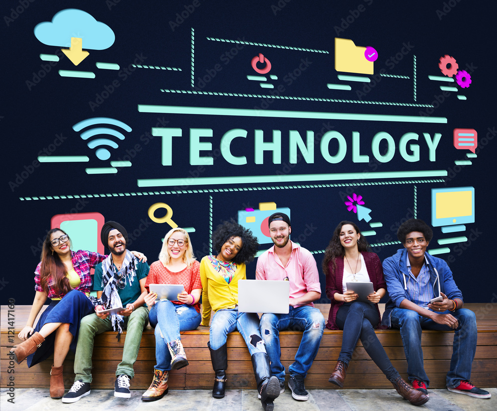 Obraz premium Technology Modern Device Connection Network Concept