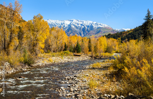 Scenic landscape in Gunnison national forest photo