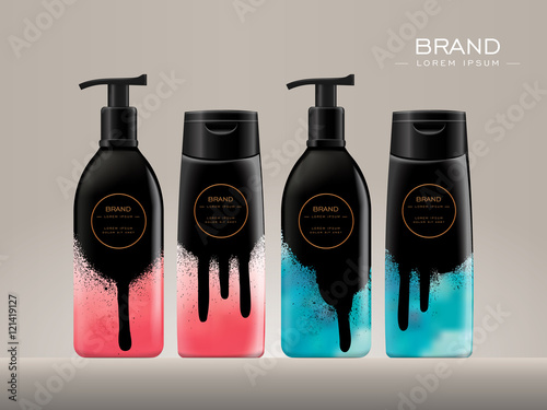Cosmetic package template design