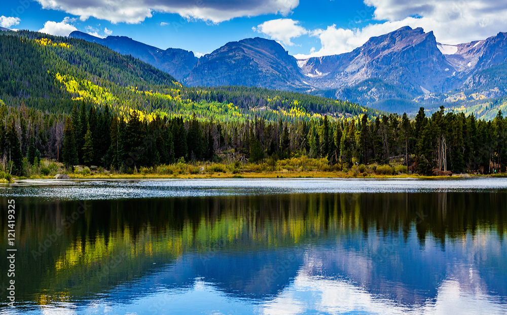 Sprague Lake in Rocky Mountain National Park Colorado