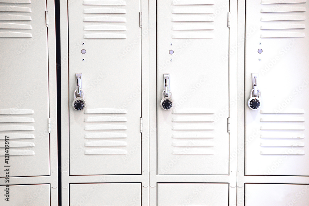 Close Up On Lockers In Gym With Digital Lock Stock Photo, Picture and  Royalty Free Image. Image 105299793.
