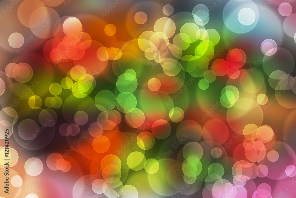 Beautiful color of bokeh using for desktop background and smartphone wallpaper