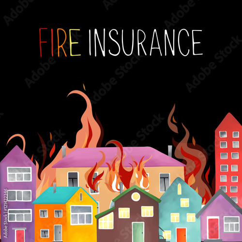 The big fire in the city